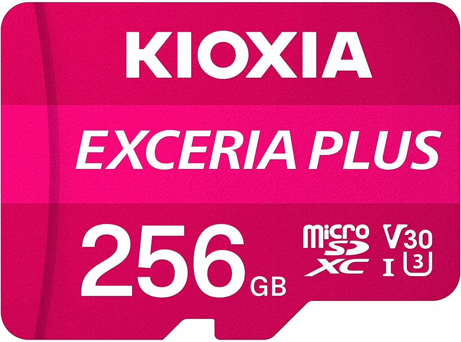 256GB EXCERIA PLUS microSD C10 U3 V30 UHS1 A1 Hafıza kartı
