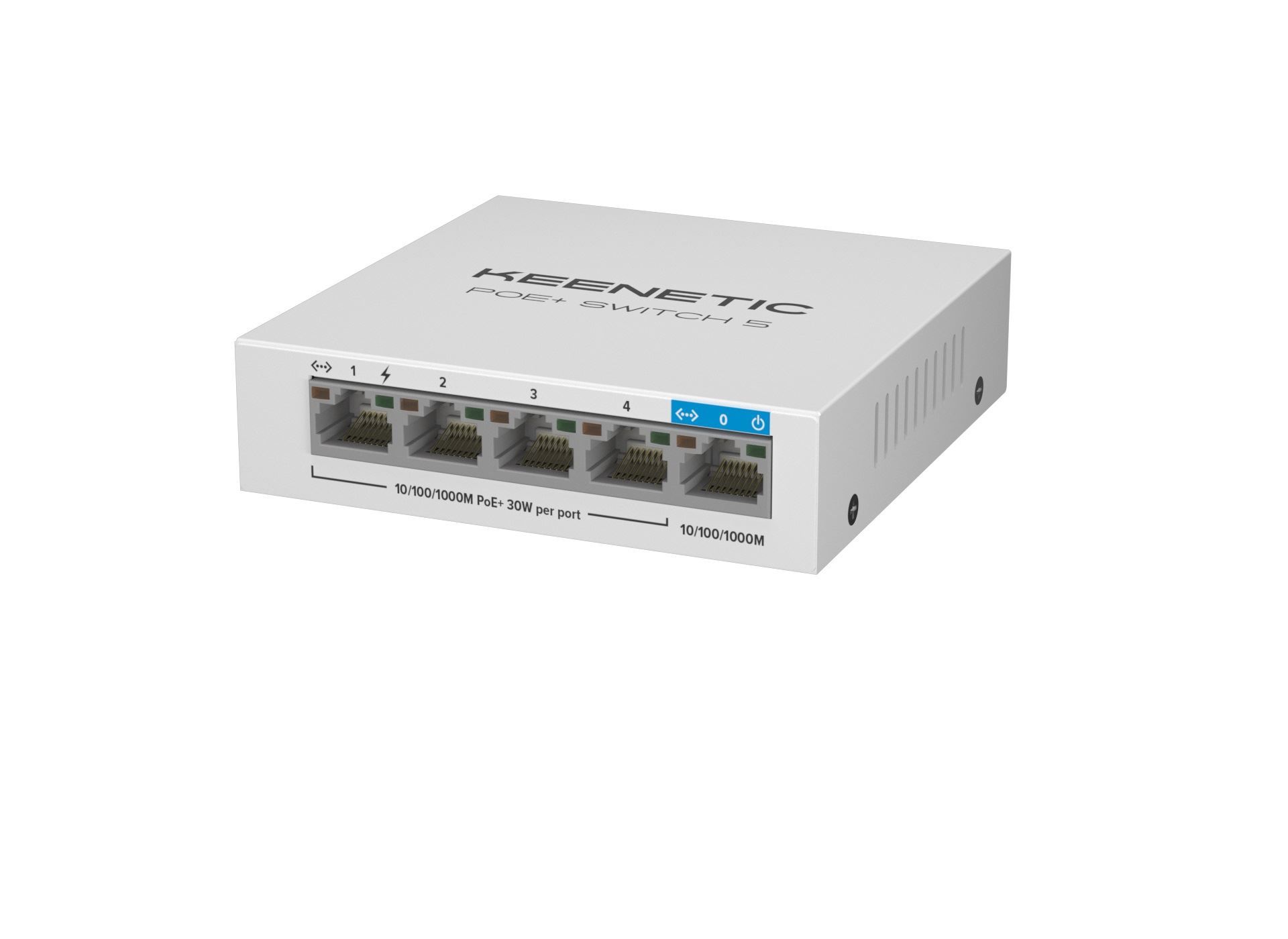 PoE+ Switch 5 1x1Gbit 4x1Gbit PoE+ Port IEEE 802.3af/at 60Watt