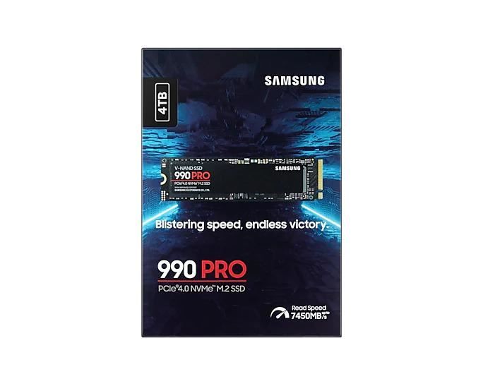 4TB 990 PRO M.2 NVME SSD 7450/6900