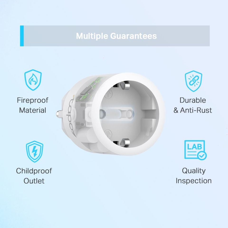 Mini Smart Wi-Fi Plug Energy Monitoring