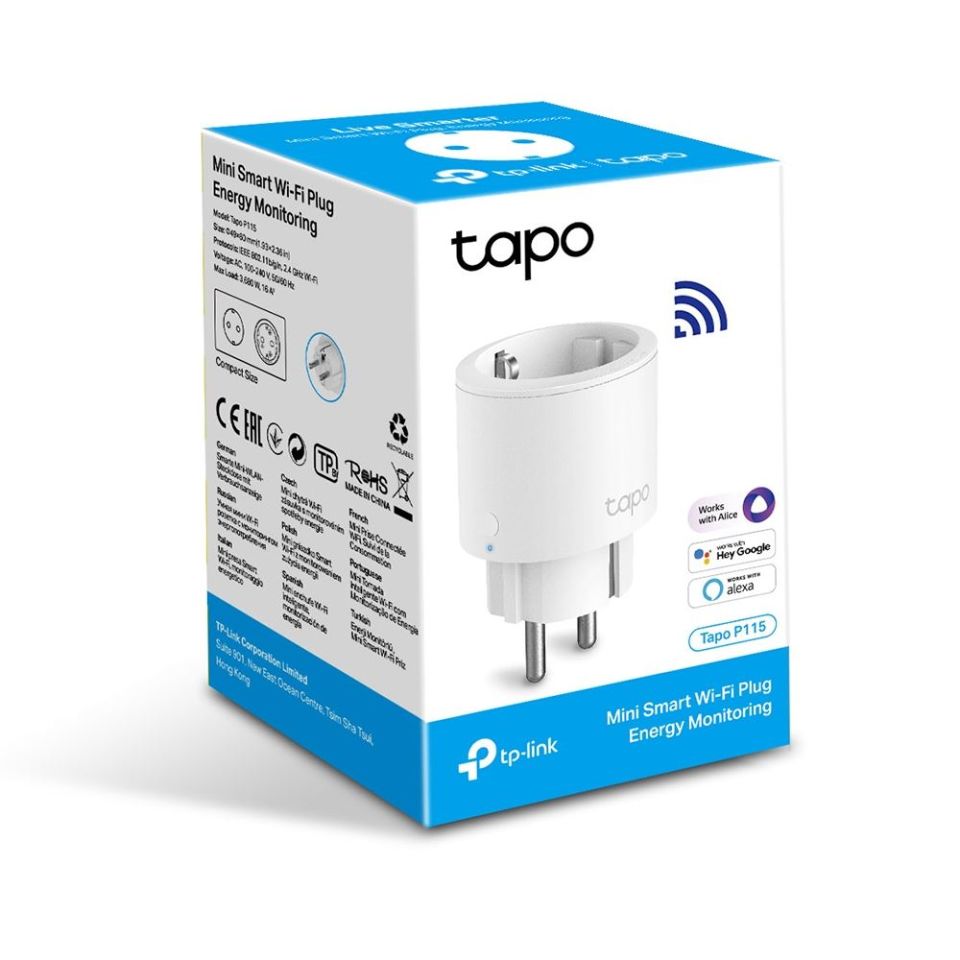 Mini Smart Wi-Fi Plug Energy Monitoring