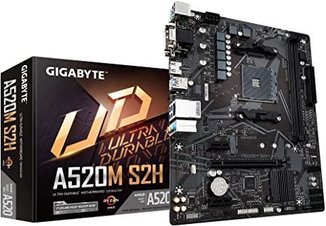 Gigabyte A520M S2H D4 AM4 Vga Dvi Hdmi