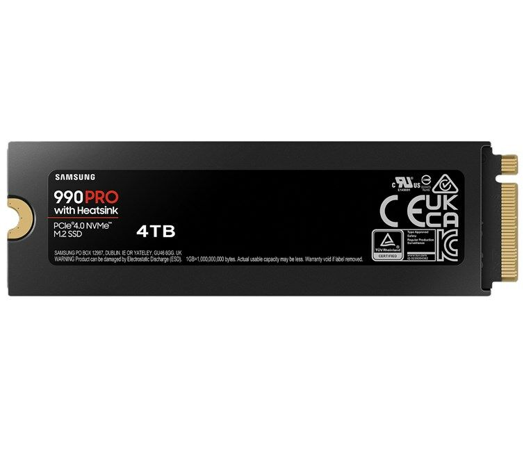 Samsung 990 Pro 4TB M.2 NVMe 7450/6900 Soğutuculu
