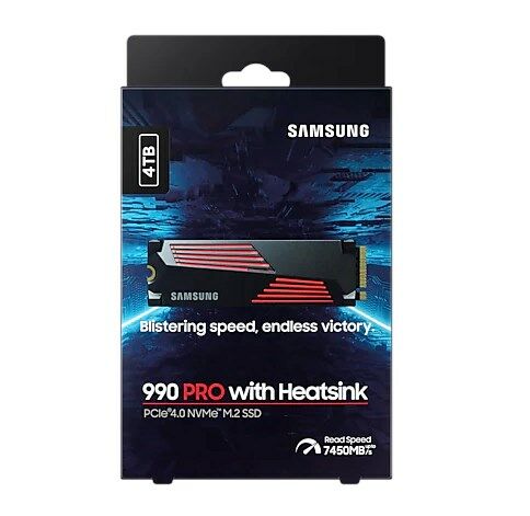 Samsung 990 Pro 4TB M.2 NVMe 7450/6900 Soğutuculu