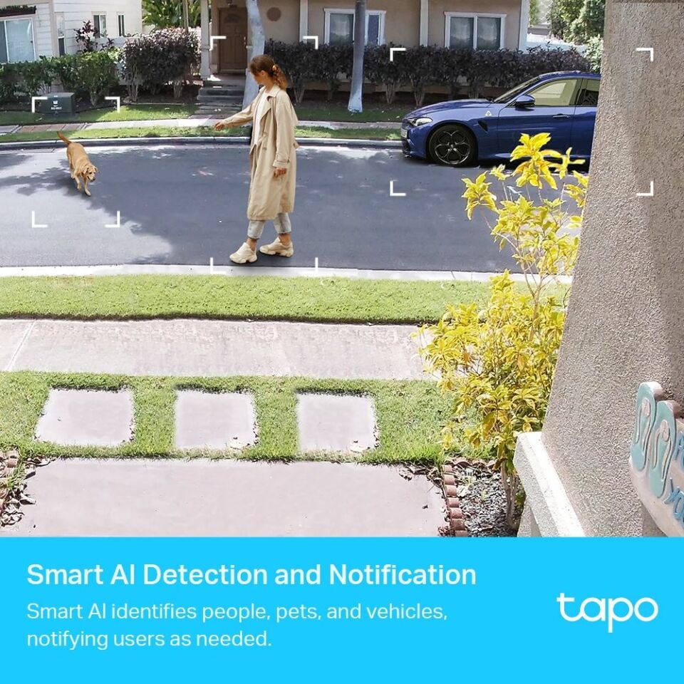 Tapo Smart Wire-Free Security Camera System,2 Camera System
