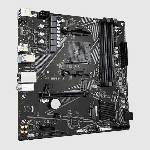 AMD B550 Ultra Durable Motherboard with Digital VRM Solution PCIe 4.0