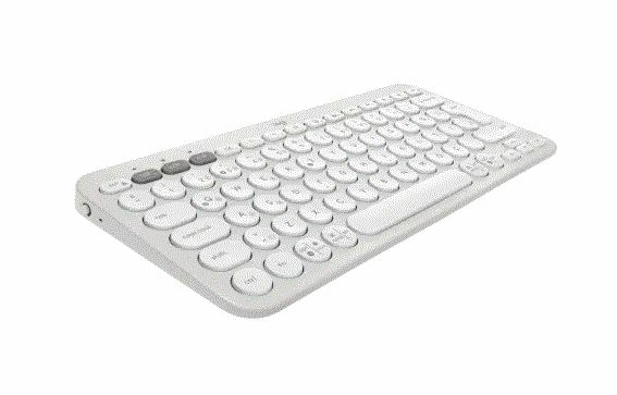 Logitech K380s Çakıl Tuşlu Bluetooth Klavye Beyaz