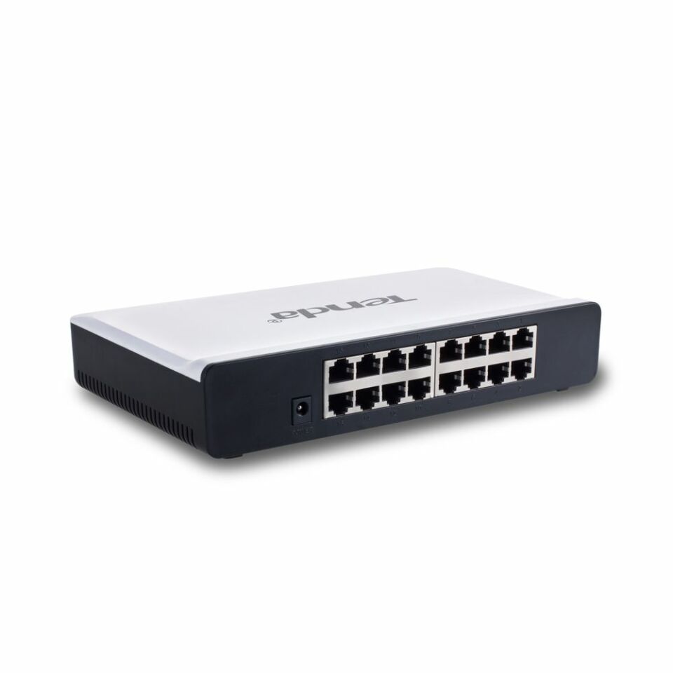 10/100Mbps 16xPort Siyah-Beyaz Masaüstü Switch