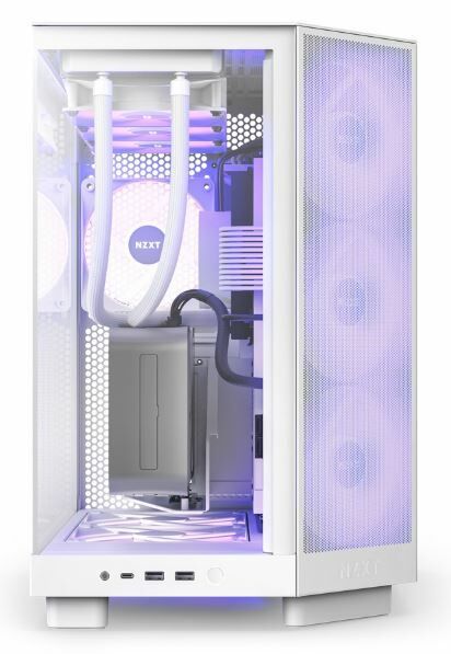 H6 Flow RGB Beyaz ATX Mid Tower Kasa