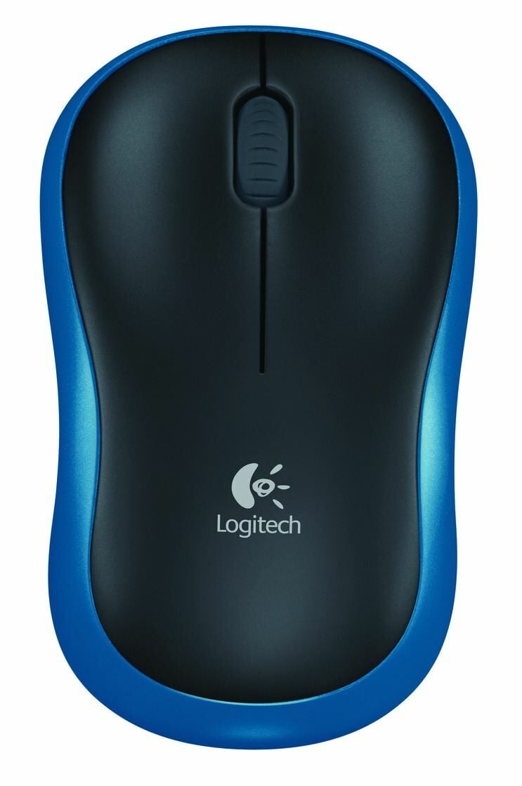 Logitech M185 Kablosuz Mouse Siyah-Mavi 910-002236