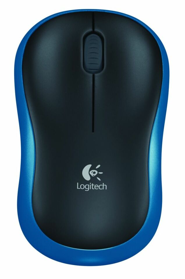 Logitech M185 Kablosuz Mouse Siyah-Mavi 910-002236