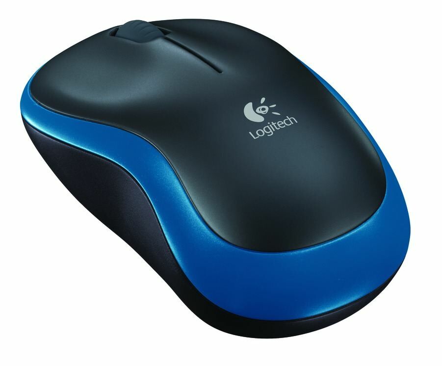 Logitech M185 Kablosuz Mouse Siyah-Mavi 910-002236