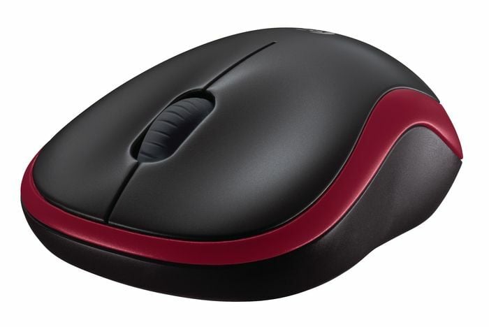 Logitech M185 Kablosuz Mouse Siyah-Krmz 910-002237