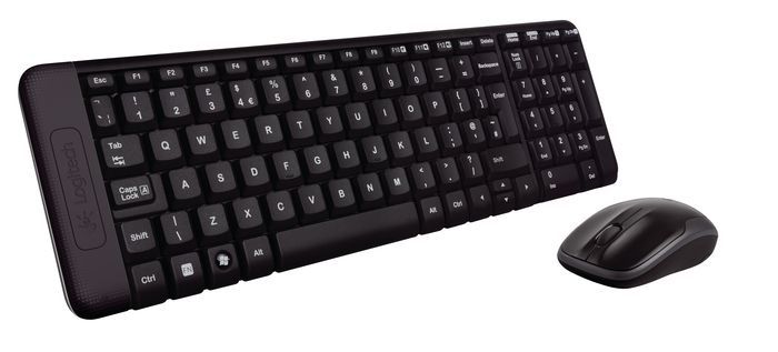 Logitech MK220 Kablosuz Set Siyah (920-003163)