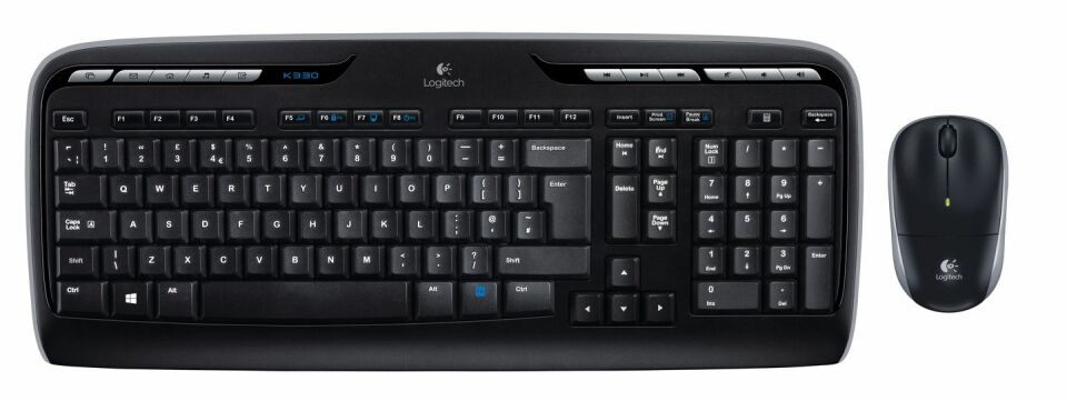 Logitech MK330 Kablosuz Set Siyah (920-003988)