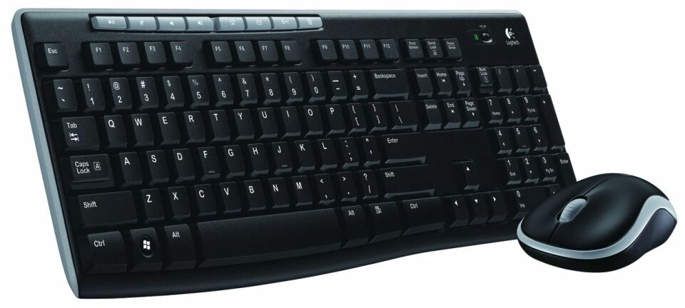 Logitech MK270 Kablosuz Set Siyah (920-004525)