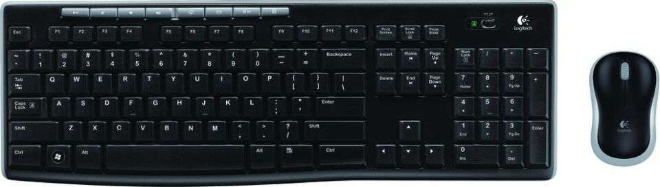 Logitech MK270 Kablosuz Set Siyah (920-004525)