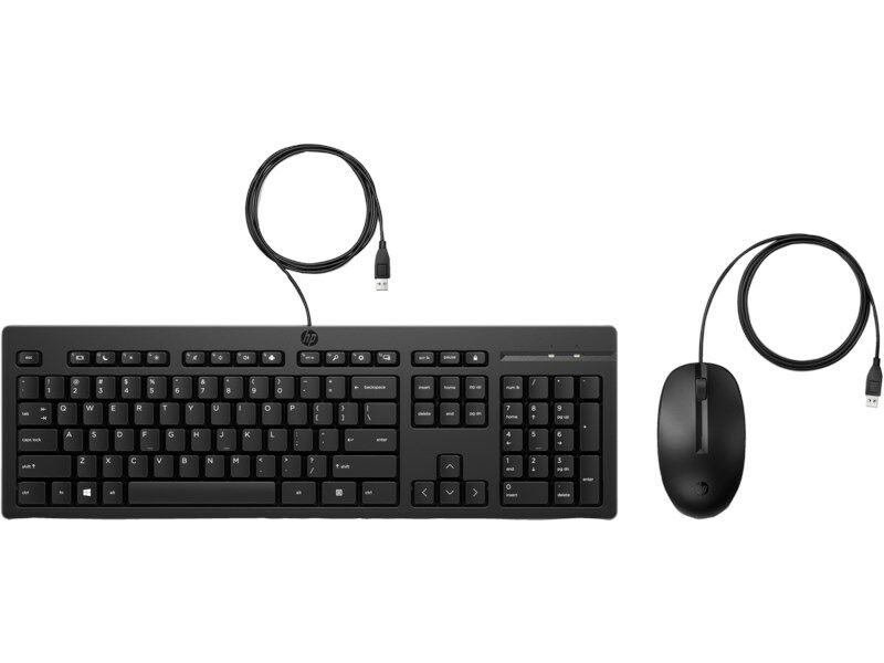 HP 225 Kablolu Set Siyah (286J4AA)