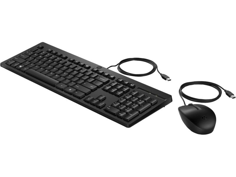 HP 225 Kablolu Set Siyah (286J4AA)
