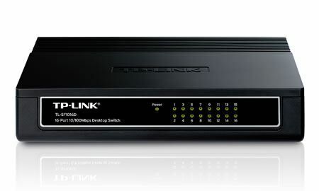 Tp-Link TL-SF1016D 16 Port 10/100 Mbps Switch