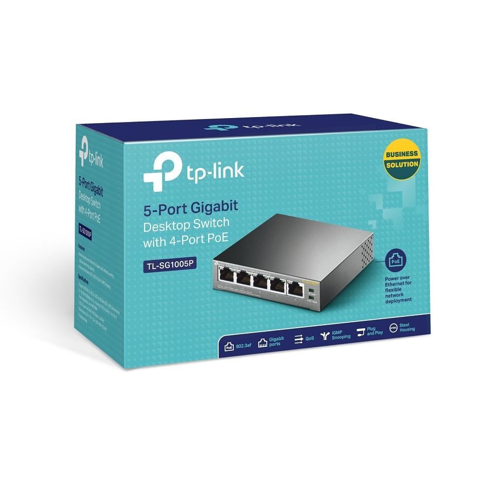 Tp-Link TL-SG1005P 5 Port Gigabit 4Port Poe Switch