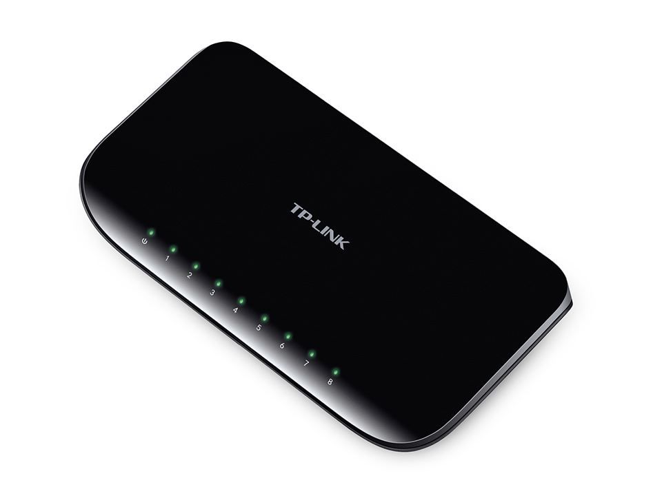 10/100/1000Mbps 8xPort Masaüstü Switch