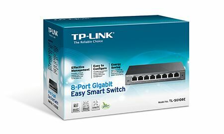 Tp-Link TL-SG108E 8 Port Gigabit Switch
