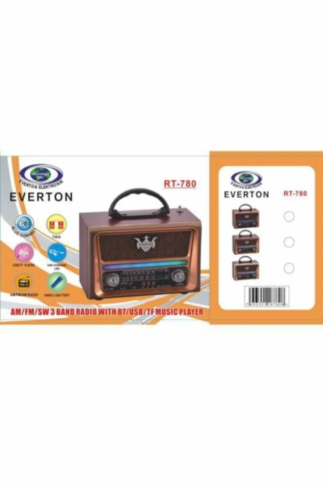 Everton Rt-780 Bluetooth-usb-sd-fm Nostaljik Radyo