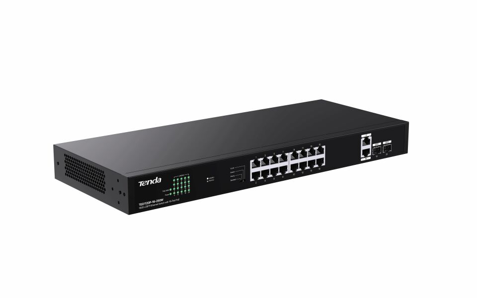 TEG1120P-16-250W 18GE+2SFP Ethernet Switch 16-Port PoE