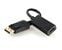 Dark DisplayPort to HDMI Dişi Kablo