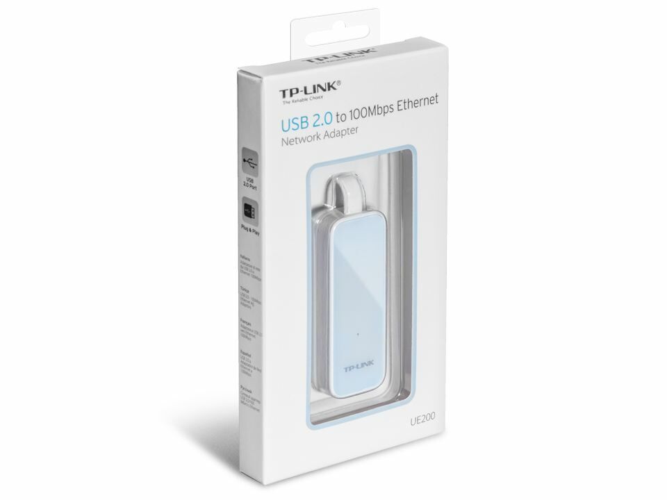 100Mbps USB2.0 Ethernet Ag Adaptörü