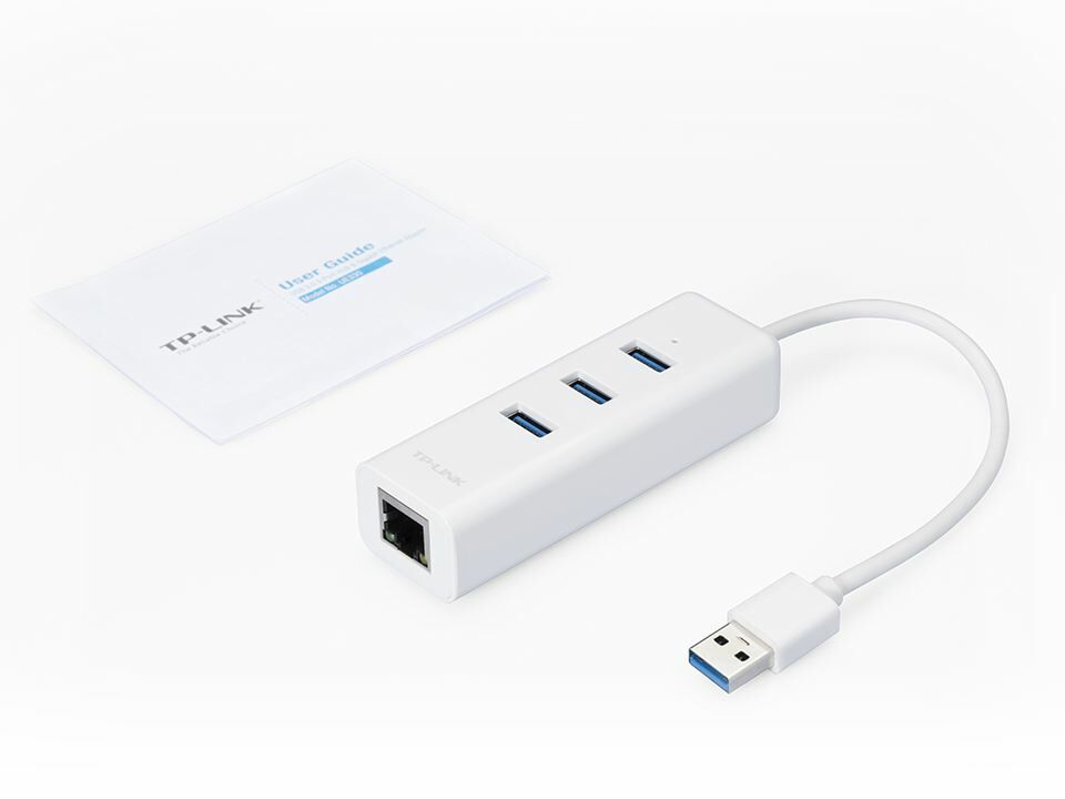 TP-Link UE330 USB 3xPort ve Gigabit Ethernet