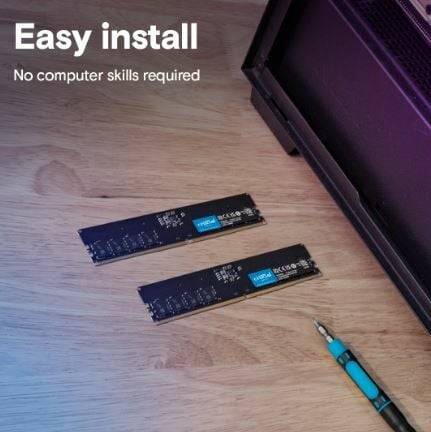 8GB DDR5 4800 CL40 1.1V UDIMM Single Desktop Memory