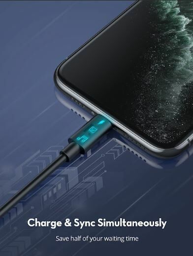 Type-C to Lightning Cable 1m TPE Black