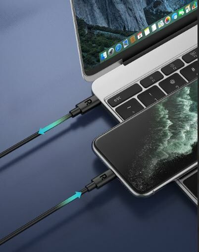 Type-C to Lightning Cable 1m TPE Black