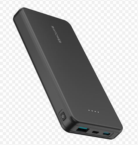 10.000mAh 15W 3 portlu 1A 1C 1Micro B İnce Siyah Powerbank