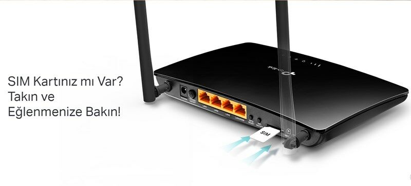 Tp-Link Archer MR400 Çift Bant LTE (3G-4G) Router