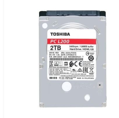 Toshiba L200 2TB 2.5'' 5400Rpm 128MB HDWL120UZSVA