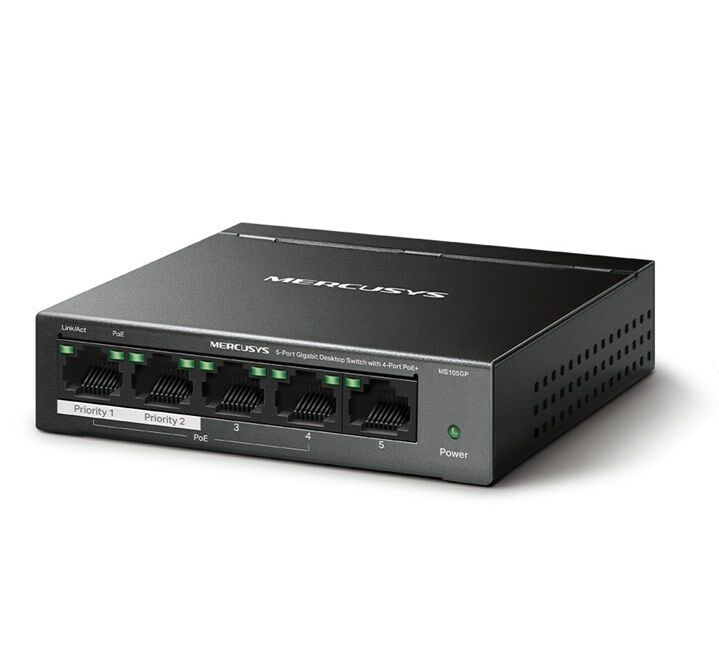 Tp-Link Mercusys MS105GP 5 Port Gigabit Switch