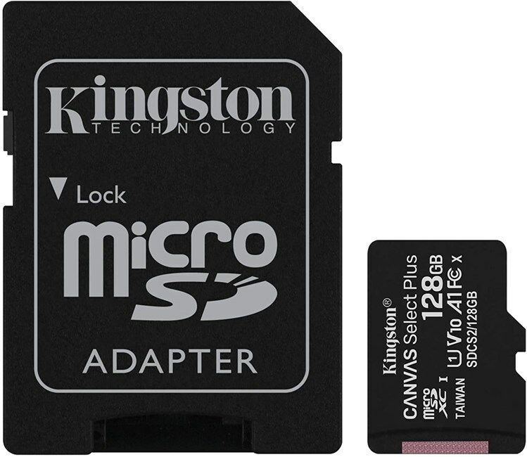 Kingston 128G Micro SD Canvas 100MB SDCS2/128GB