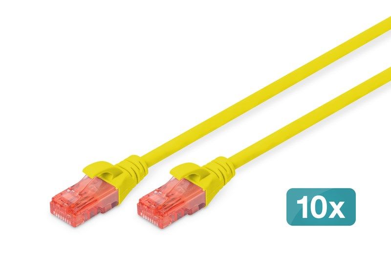 Digitus Patch Kablo Cat6 Sarı (0.25m)